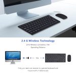 2.4G sans fil Bluetooth clavier avec souris pour tablette ordinateur portable iPad téléphone intelligent Support IOS Android téléphone russe espagnol