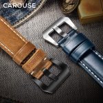 Carouse huile cire cuir fait à la main pour Apple bracelet de montre série 5/4/3/2 38mm 42mm pour Apple bracelet de montre iWatch 44mm 40mm bracelet de montre