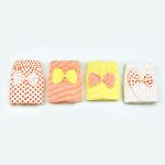 Short sous-vêtement de bébé fille | Short avec nœud à pois, short rayé, pantalon de nouveau-né, à pain, short d'été 0-2 ans