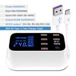 8 Ports Quick Charge 3.0 USB Charger For Android iPhone Adapter 18W PD 3.0 Phone Tablet Fast Charger For xiaomi huawei samsung