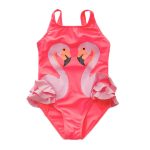 Enfants une pièce maillots de bain nouvelle mode ananas flamant imprimé maillot de bain bébé filles natation maillot de bain plage Costume maillots de bain