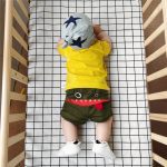 Bébé garçon vêtements manches courtes couronne motif chemise hauts & Denim pantalons tenues été bébé garçon vêtements roupas de bebe