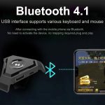 PUBG contrôleur de manette Mobile jeu clavier souris convertisseur pour Android ios téléphone IPAD Bluetooth 4.1 adaptateur cadeau gratuit