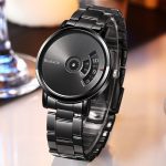 Livraison gratuite femmes mode hommes montres créatives hommes en acier inoxydable Quatrz montres de luxe personnalisé hommes montres horloge