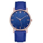 2020 Top marque haute qualité strass femmes dames montres simples Faux cuir analogique Quartz montre-bracelet horloge Saat cadeau