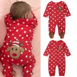 Tenue de noël pour bébés garçons et filles | Combinaison-pantalon, vêtements en coton