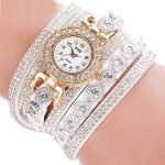 Montres à Quartz femmes montres accessoires de luxe mode décontracté analogique Quartz strass Bracelet montre cadeau livraison gratuite Z5