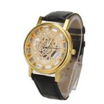 Montre hommes de luxe en acier inoxydable Quartz militaire Sport bracelet en cuir affaires Simple cadran montre-bracelet Reloj Hombre