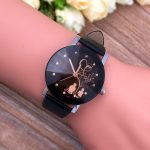 Amoureux de la mode chaude montres hommes femmes bracelet en cuir décontracté montre à Quartz femmes robe Couple montre bracelet en cuir