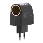 Universel plastique + métal 110 V-240 V 50-60Hz ca à 12V DC ue adaptateur secteur de voiture adaptateur convertisseur allume-cigare