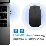 Bureau Ultra-mince souris sans fil 2AAA batterie USB mode ordinateur haute sensibilité réunion souris Portable PC & accessoires d'ordinateur Portable