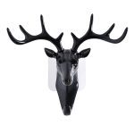 Crochet mural auto-adhésif tête de cerf | Crochet de porte mural, crochet de sac, clés support collant, support organisateur, accessoires maison 2019 #20