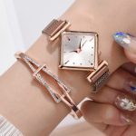 Montre à Quartz Simple créative de luxe robe pour femme en acier maille montres nouvelle horloge dames Bracelet montre Relogios Feminino