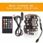 5V USB SMD5050 cuisine lumière LED lampa maison placard sous armoire lumière luces Led éclairage lampes de nuit rvb Bluetooth contrôleur