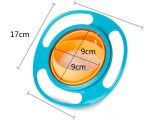 Imebaby360 ° rotation balance | anti-déversement enfants bol en forme de plat enfants vaisselle de qualité alimentaire PP matériel pour bébé