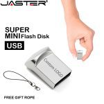 JASTER Mini métal clé USB 4G 8G 16GB 32GB 64GB 128G personnaliser stylo lecteur USB clé mémoire U disque cadeau logo personnalisé