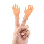 2 pièces/ensemble Mini doigt Halloween Mini mains minuscule main droite gauche pour le Costume de fête de jeu