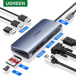Ugreen HUB USB C HUB vers Multi USB 3.0 adaptateur HDMI Dock pour MacBook Pro accessoires USB-C Type C 3.1 séparateur 3 ports USB C HUB