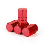 Bouchons de tige de Valve d'air | Pneu en aluminium, tige de jantes, argent couvercle de pneu, voiture camion vélo roue de voiture, pneus vannes universelles de 4 pièces