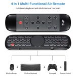 ZYF Z10 Air Mouse 2.4G entièrement rétro-éclairage clavier sans fil pavé tactile + télécommande vocale + fonction Anti-perte, pour Android TV Box