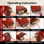 Briquet rétro en bois de rose, kérosène, briquet créatif en bois de rose, cuivre pur, haute qualité