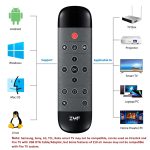 ZYF Z10 Air Mouse 2.4G entièrement rétro-éclairage clavier sans fil pavé tactile + télécommande vocale + fonction Anti-perte, pour Android TV Box