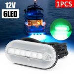 1Pc 6 LED Green