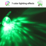 Portable Cell phone Stage lights Mini RGB Projection lamp Party DJ Disco ball Light Indoor Lamps Club LED Magic Effect projector