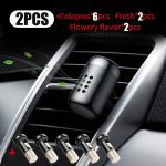 Baseus Metal Car Perfume Air Freshener Aromatherapy Solid for Car Air Vent Outlet Freshener Air Condition Clip Diffuser