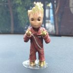 Car Interior Decoration Personality Groot Action Figure Sitting Model Anime Mini Doll Car Goods Interior Decoration Accessories