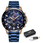Rose gold blue