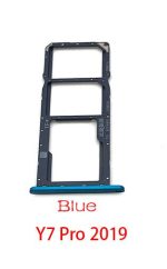 Support de Slot de plateau de carte SIM, pièce de rechange pour Huawei Y6 Y9 Y7 Pro 2019