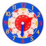 Horloge en bois Montessori pour enfant, jouet avec les heures, les minutes et les secondes, montre colorée, jeu pour la cognition, aide pédagogique pour le préscolaire