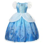 Robe de princesse d'été pour filles, Costumes Elsa et Anna, vêtements de fête pour enfants, motif licorne Tianan Belle, pour filles arabes, 2021