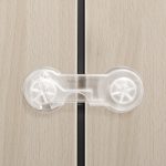 Serrure de sécurité pour enfants, Anti-ouverture pour porte d'armoire, réfrigérateur, boucle de sécurité Anti-pincement pour bébé