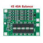Batterie Li-ion Lithium 4S 40A, 3S/4S, 40 A, 60 A, chargeur, protection circuits intégrés logiques, pour moteur de perceuse, 11,1 V, 12,6 V, 14, 8 V, 16,8 V, amélioration, équilibre, 18650 BMS,