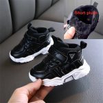 AOGT 2021 Automne Bébé Fille Garçon Enfant En Bas Âge Chaussures Bébé Décontracté Chaussures Chaussures Fond Mou Confortable Baskets Enfant Noir Blanc