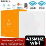 WHITE 2 gang WIFI