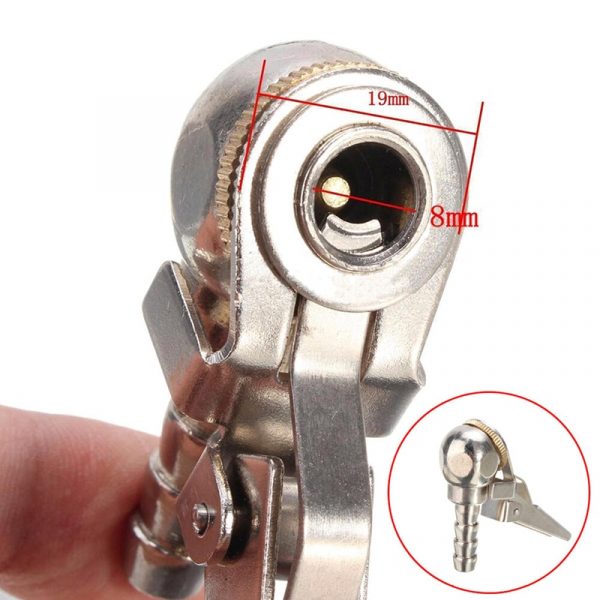 1pcs Auto Tire Air Pump Chuck Clip Car Truck Tyre Tire Inflator Valve Connector Car 8mm Clamp Tire Repair Tools