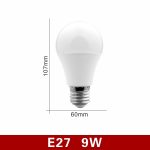 ​2pcs/lot LED Bulb E27 E14 20W 18W 15W 12W 9W 6W 3W Lampada LED Light AC 220V Bombilla Spotlight Lighting Cold/Warm White Lamp