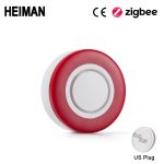 HEIMAN Zigbee 3.0 smart Strobe flash Siren Horn alarm Sound with 95DB big sounds to threaten thief HA1.2