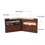 Offre Spéciale nouveau 1 pièces De HAUTE Qualité de mode Mini Hommes D'affaires de luxe Portefeuille Porte-Carte Homme Sac À Main Monnaie Sac Fermeture Éclair