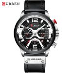 silver black watch