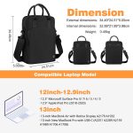 WIWU Laptop Bag for iPad Pro 12.9 inch Waterproof Shoulder Bag for MacBook Pro 13 Air 13 2020 Carry Case for iPad Pro 12.9 11 10