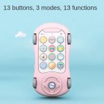 Téléphone portable pour bébés de 0 à 12 mois, jouets d'apprentissage, jeux musicaux éducatifs Montessori pour enfants de 2 à 4 ans