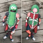 Jouet en peluche Crazy scientific Rick, 45CM, en coton, mignon, Morty, oreiller de lit de haute qualité, décoration de maison, anniversaire pour enfants, saison 1