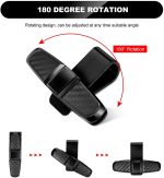 Vexverm Car Glasses Holder Portable Ticket Card Clamp Car Sun Visor Sunglasses Clip ABS Eyeglasses Case Auto Accessories