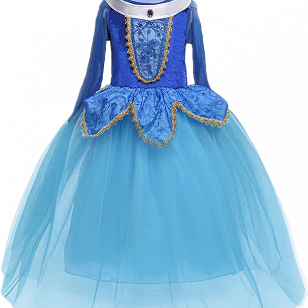 Robe de princesse pour filles, Costume de fête Cosplay pour enfants, Halloween