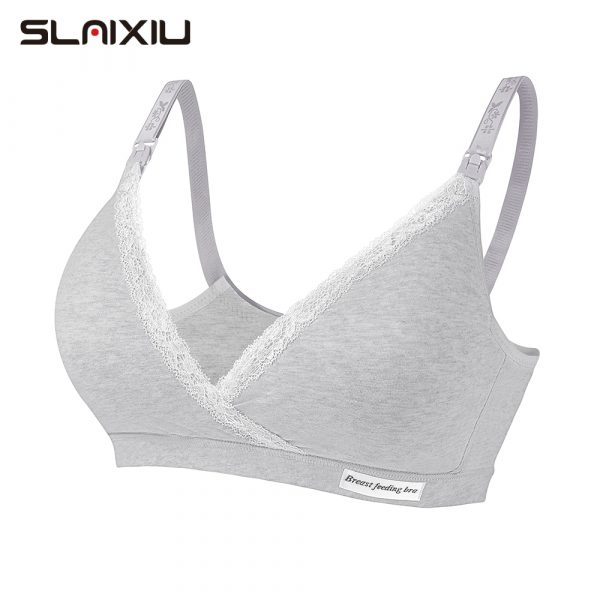 SLAIXIU – soutien-gorge d'allaitement en coton pour femmes, vêtements de grossesse