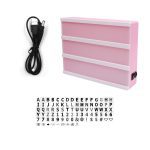 LED Combination Light Box Night Table Desk Lamp A4 A5 A6 DC 5V DIY Letters Symbol Cards Decor USB/Battery Powered Message Board